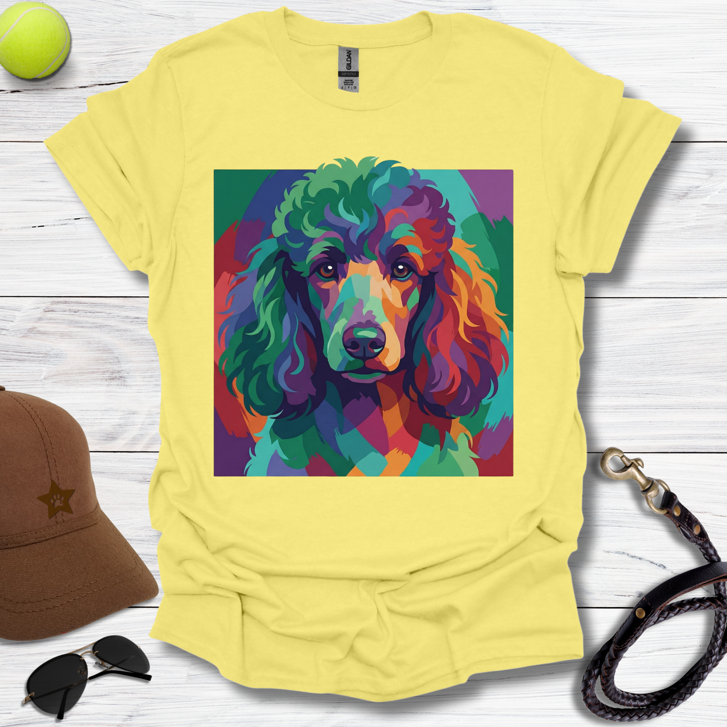 Painterly Poodle T-Shirt
