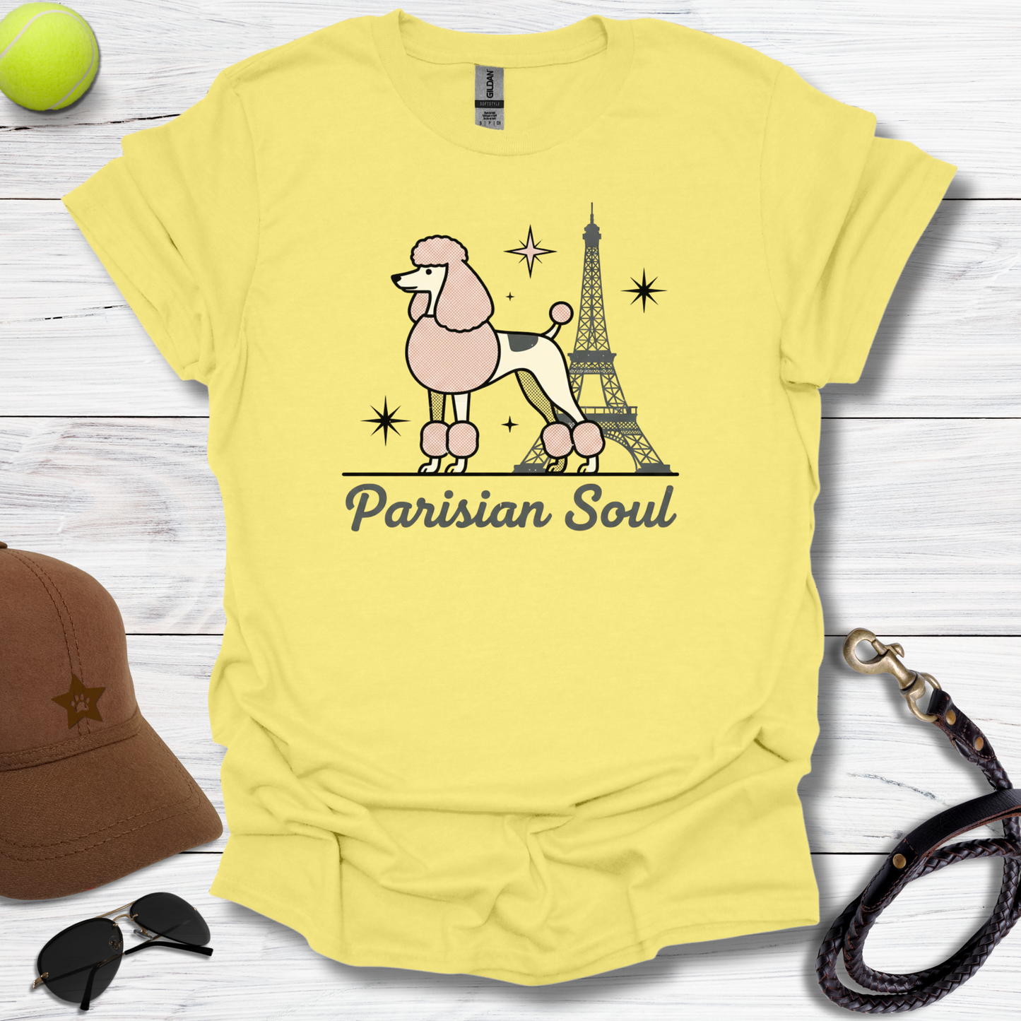 Parisian Soul Poodle T-Shirt