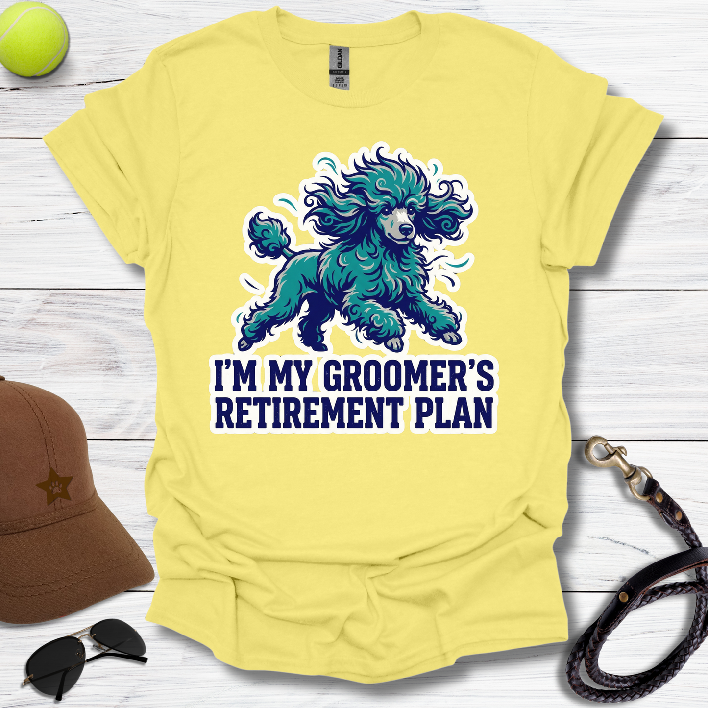 Poodle Groomer's Retirement Plan T-Shirt
