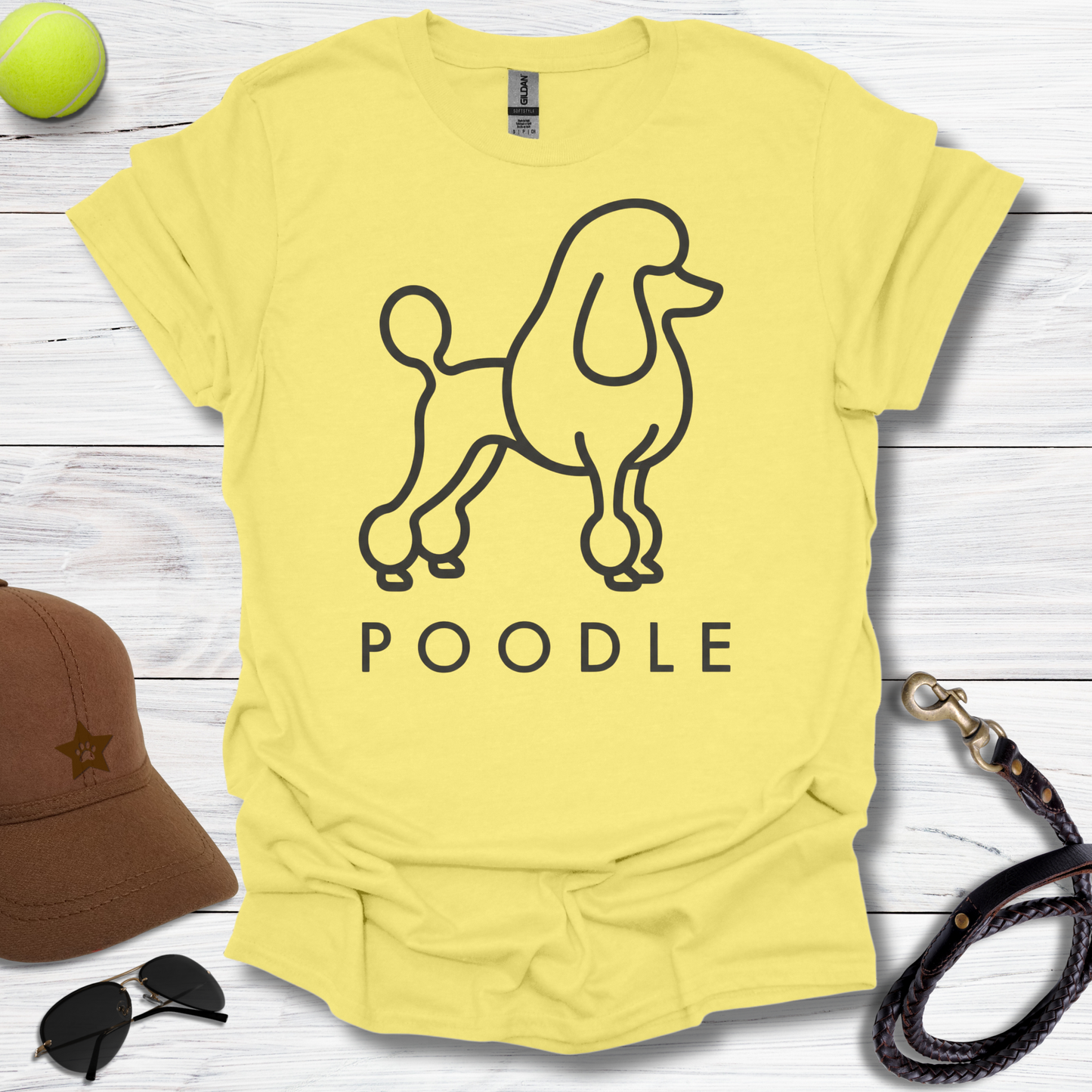 Poodle Minimal T-Shirt