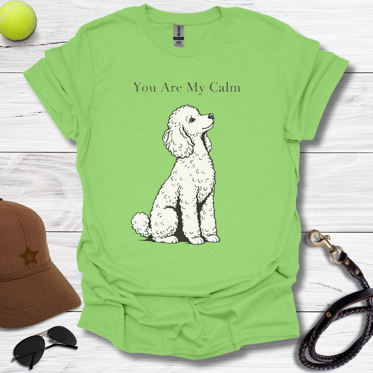 Calming Poodle T-Shirt