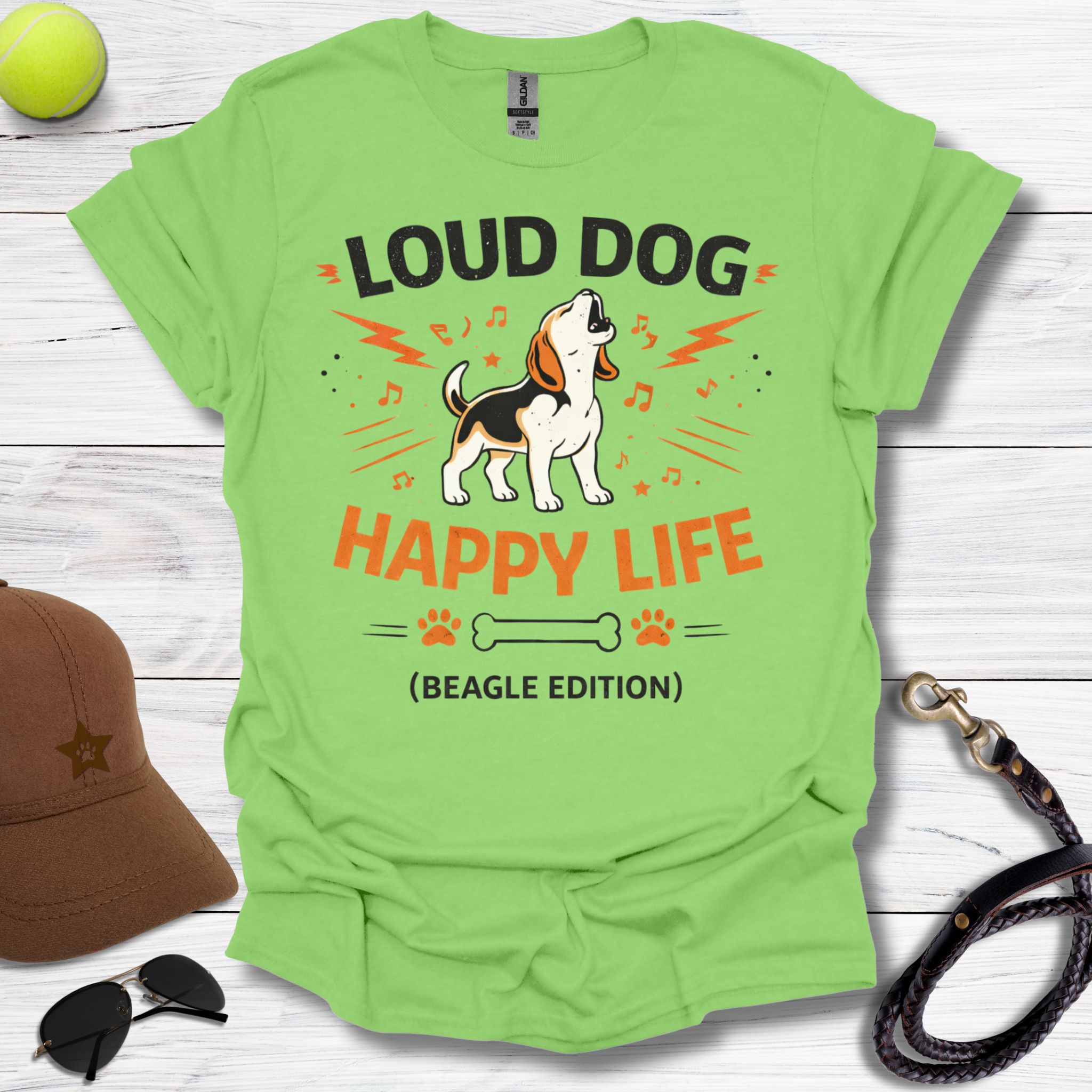 Loud Dog Happy Life T-Shirt