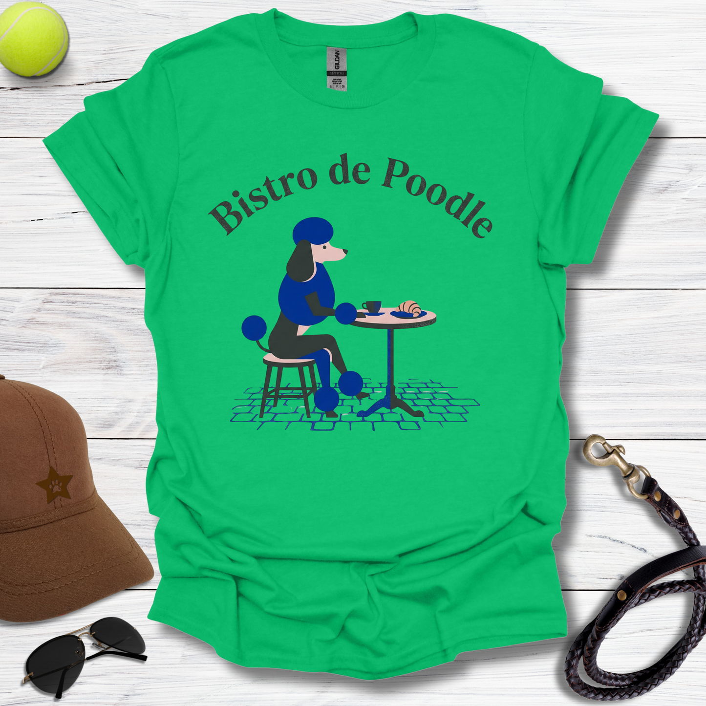 Bistro De Poodle T-Shirt