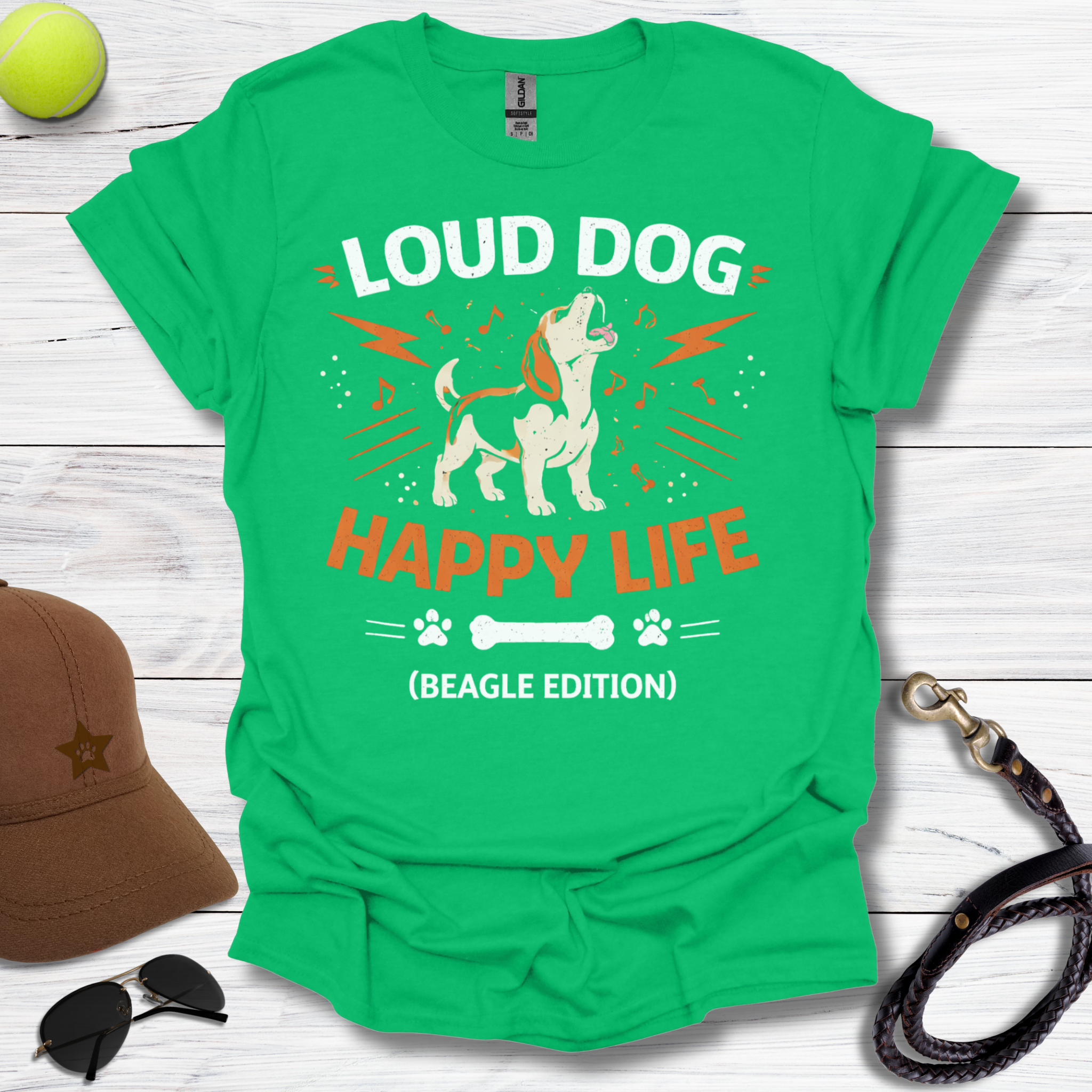Loud Dog Happy Life T-Shirt