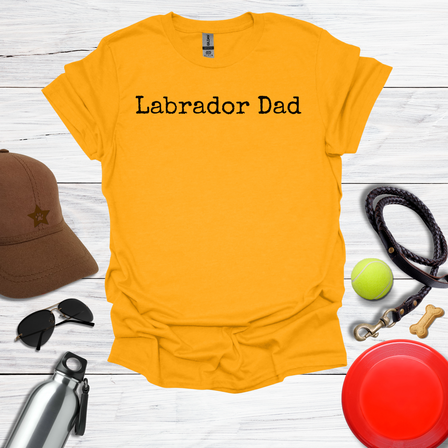 Old School Labrador Dad T-Shirt