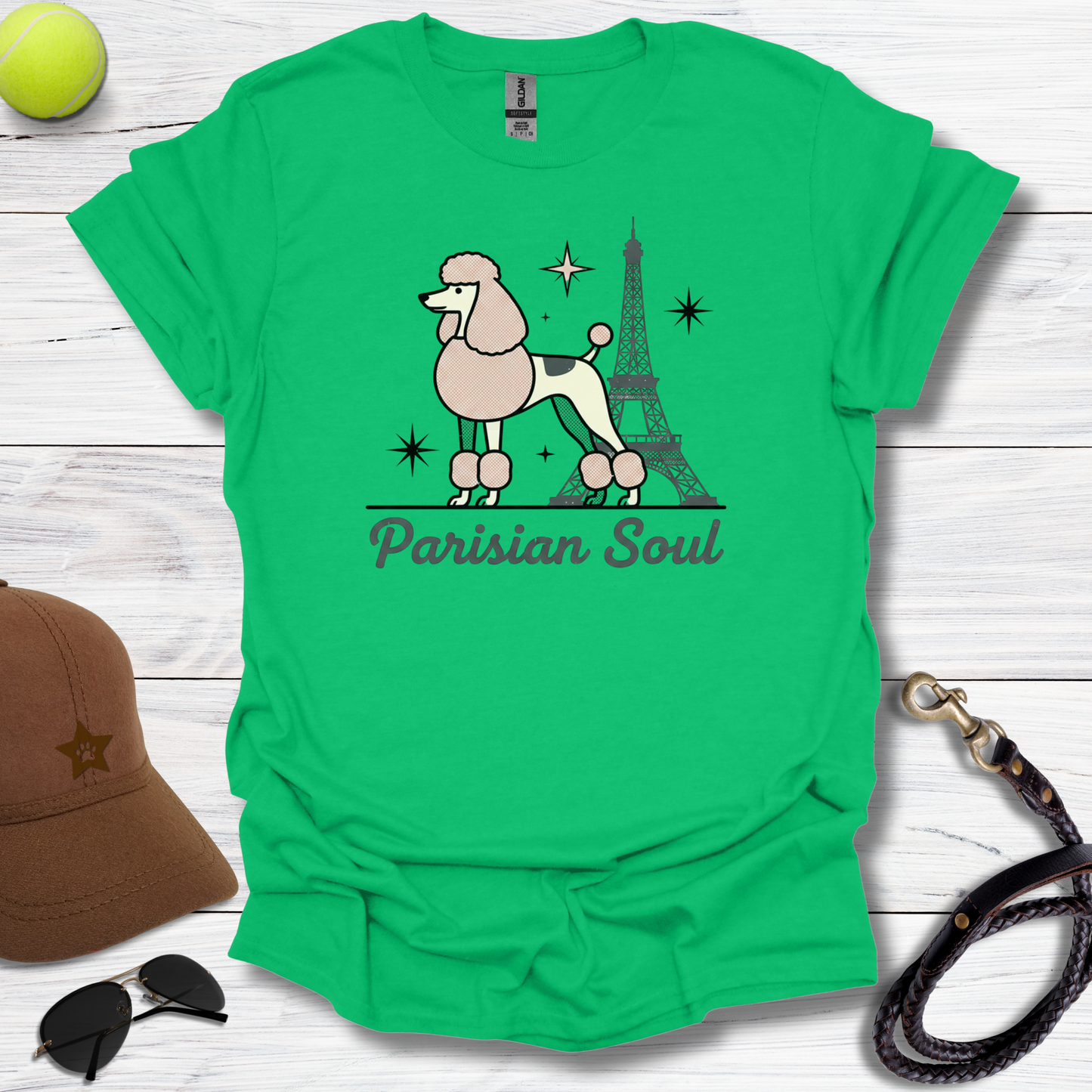 Parisian Soul Poodle T-Shirt