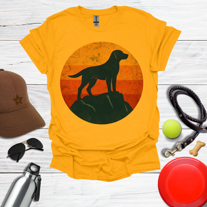 Retro Labrador Silhouette T-Shirt