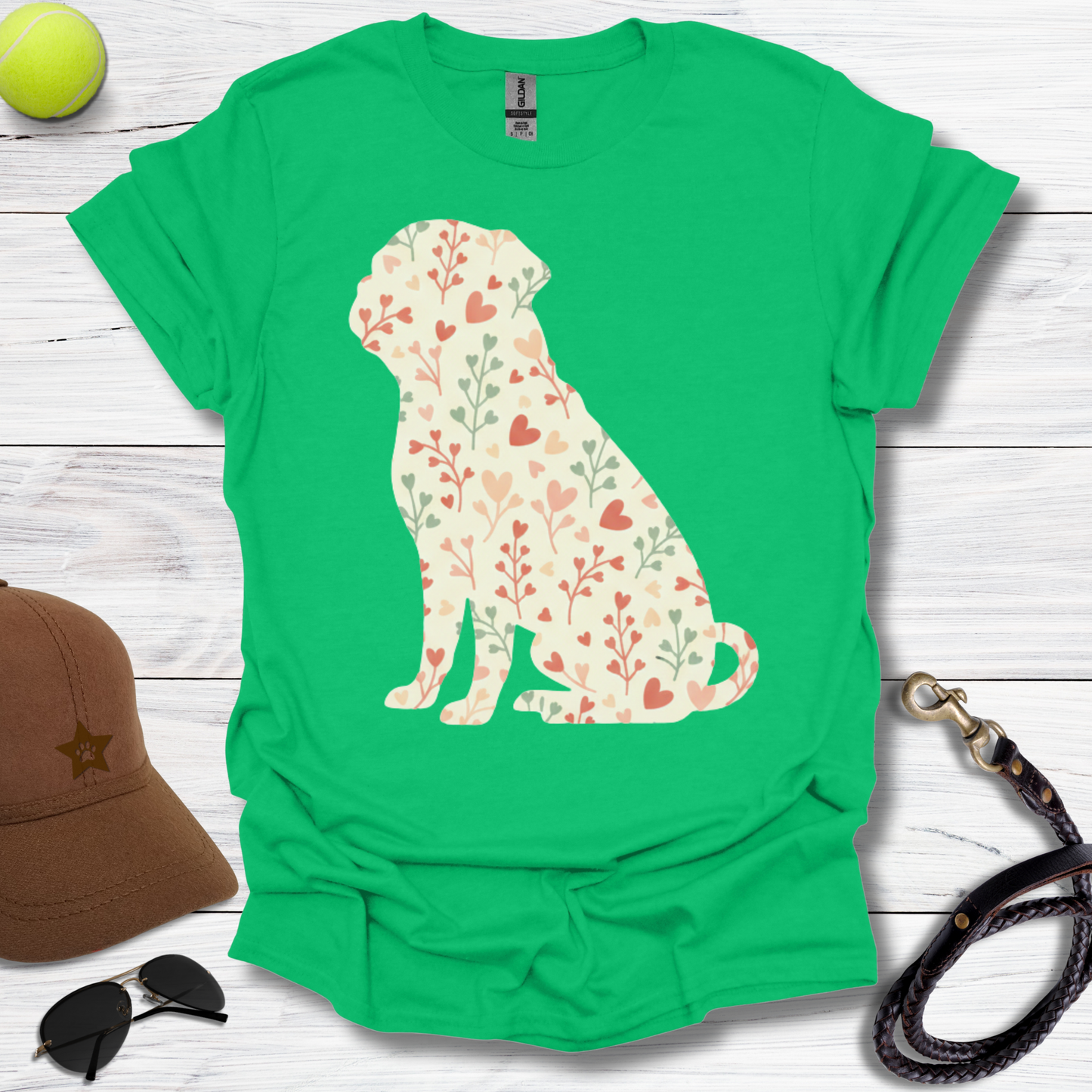 Valentine Pug T-Shirt