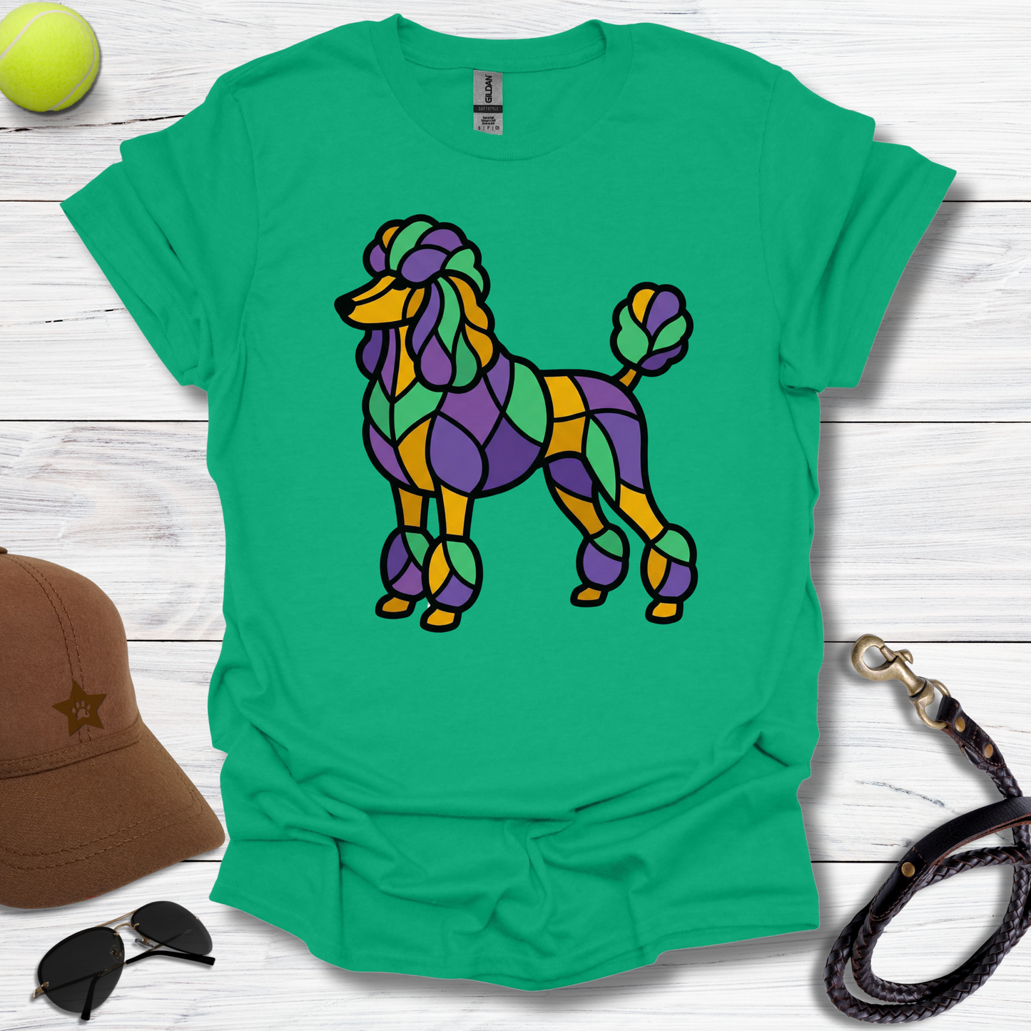 Colorful Poodle T-Shirt