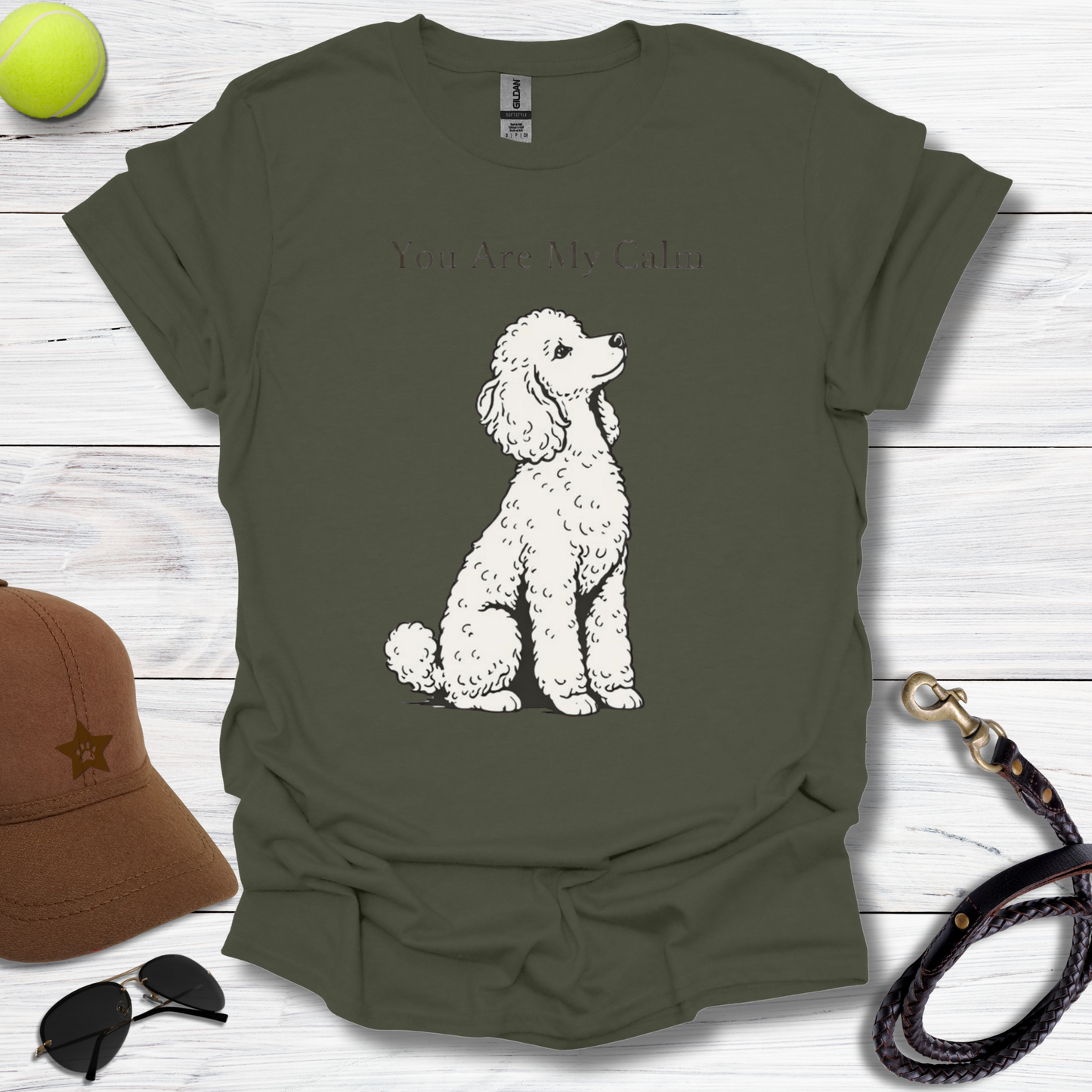 Calming Poodle T-Shirt