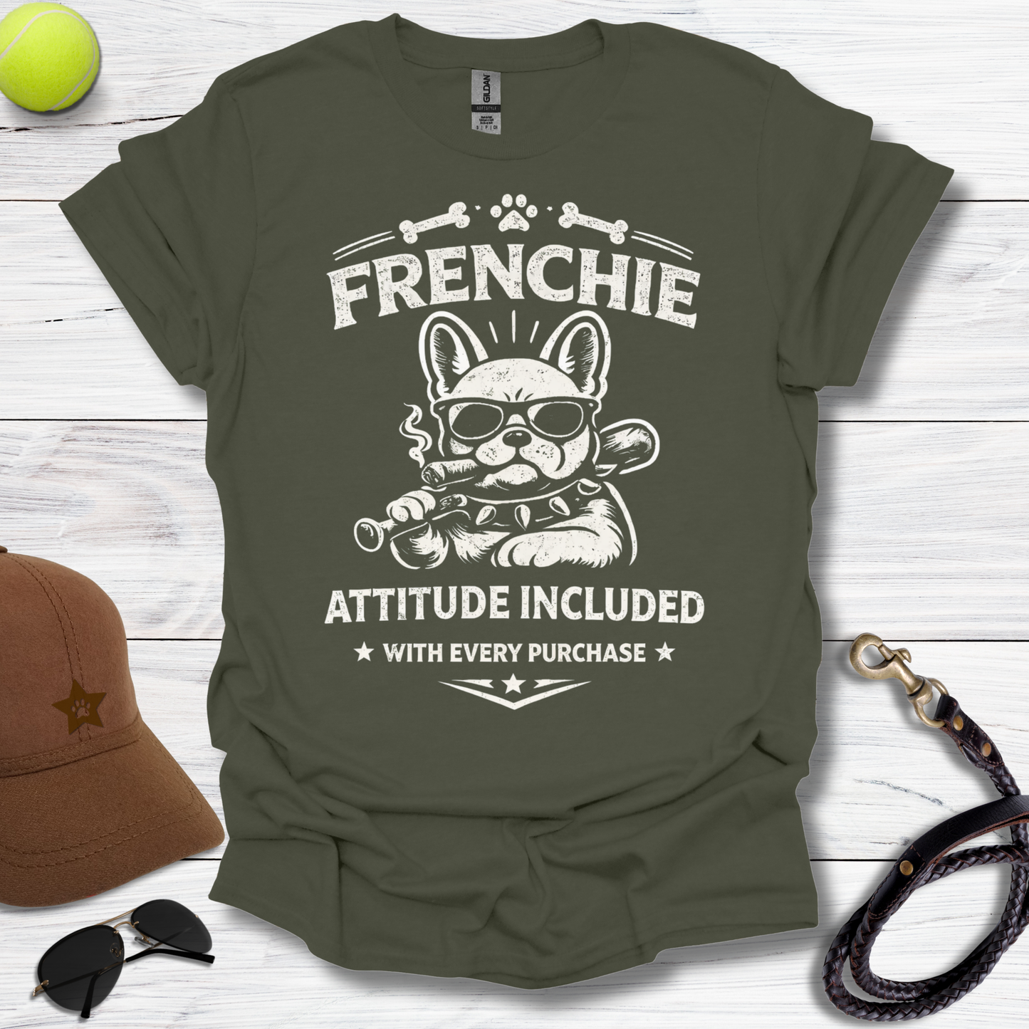 Frenchie Attitude T-Shirt