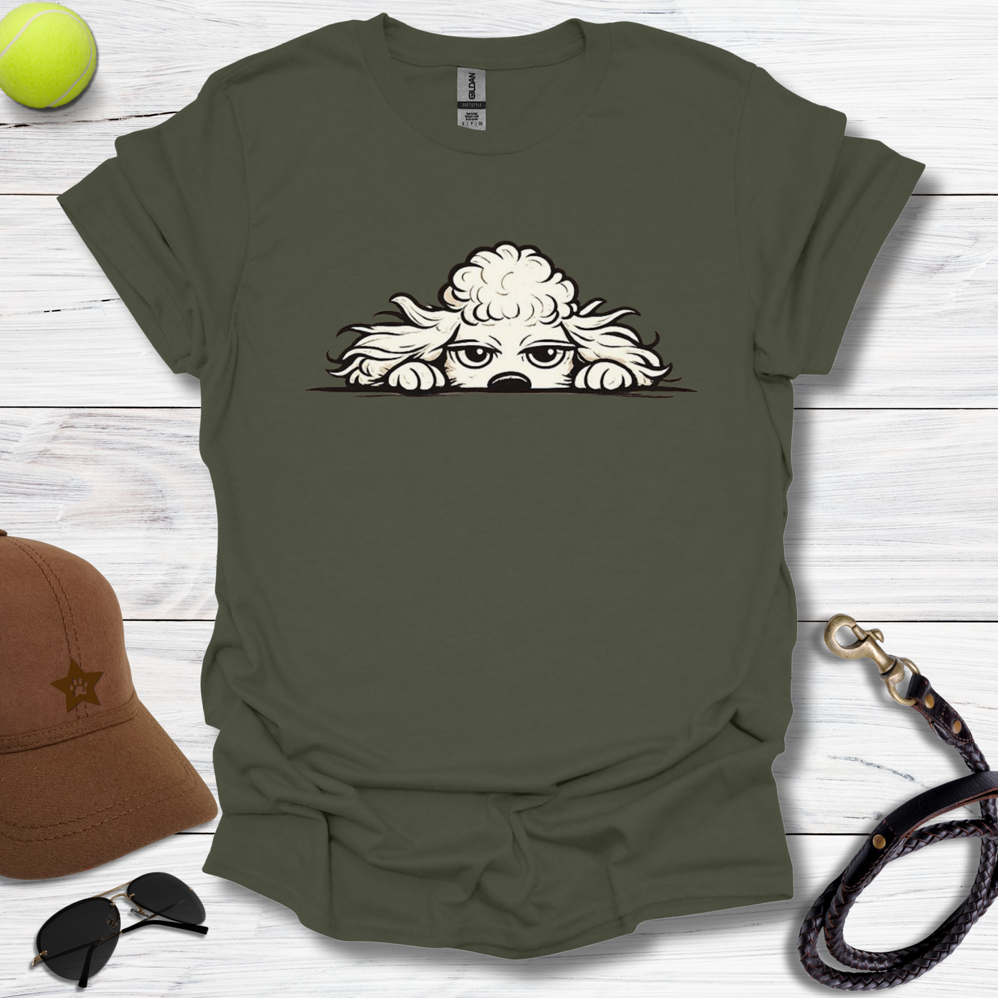 Poodle Irreverent Observer T-Shirt