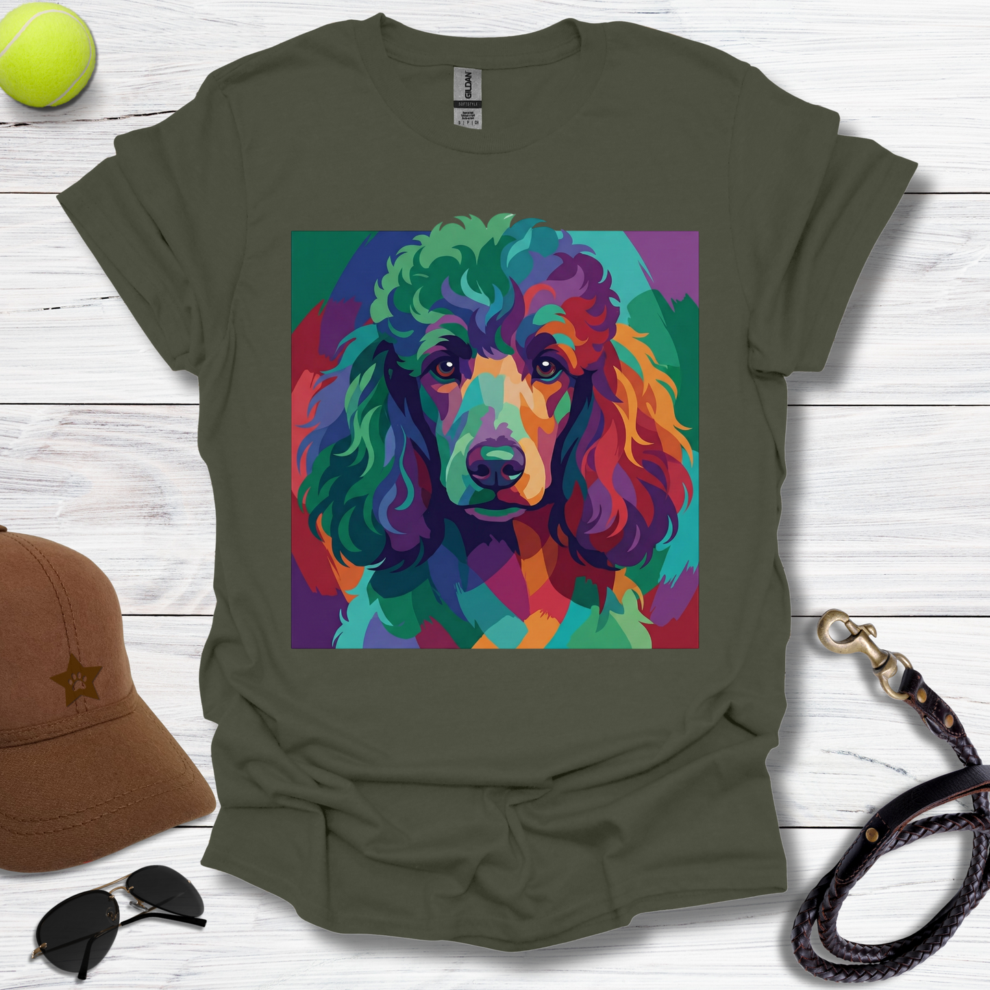 Painterly Poodle T-Shirt