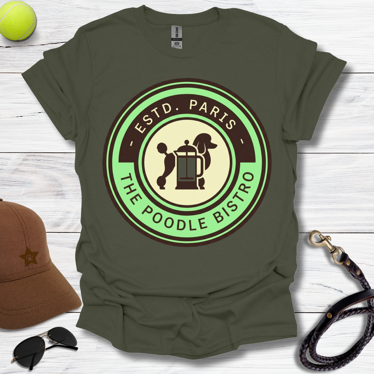 Poodle Bistro T-Shirt