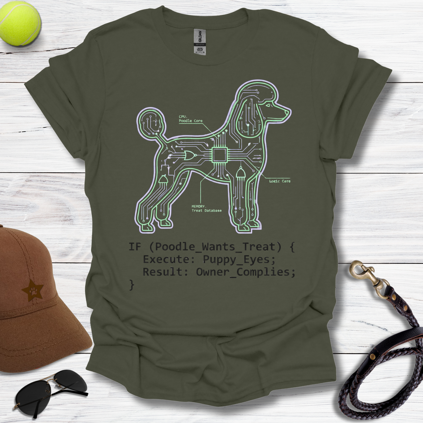 Poodle Progamming T-Shirt