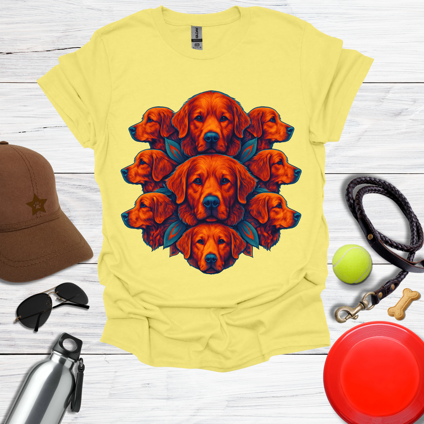 Radiant Red Dogs T-Shirt