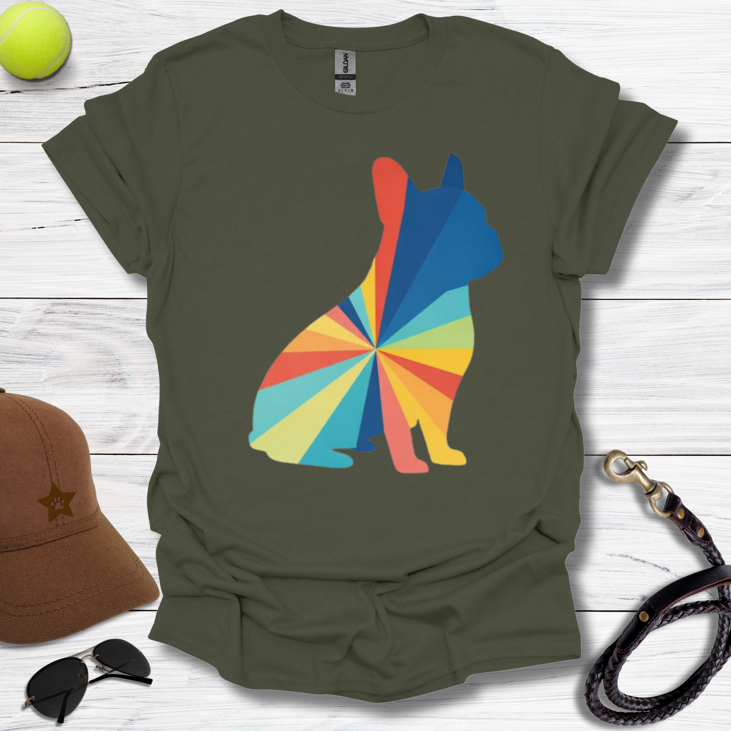 Rainbow Frenchie T-Shirt