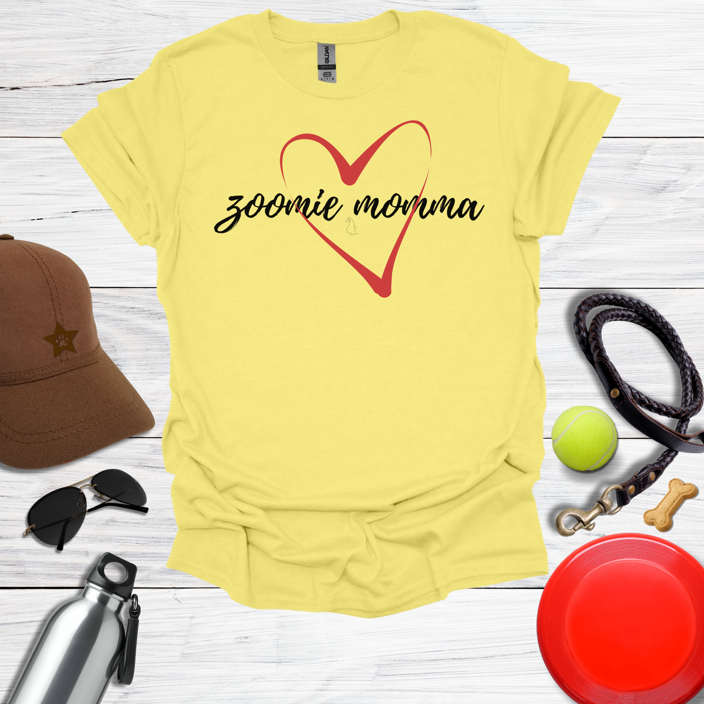 Zoomie Momma Big Heart T-Shirt