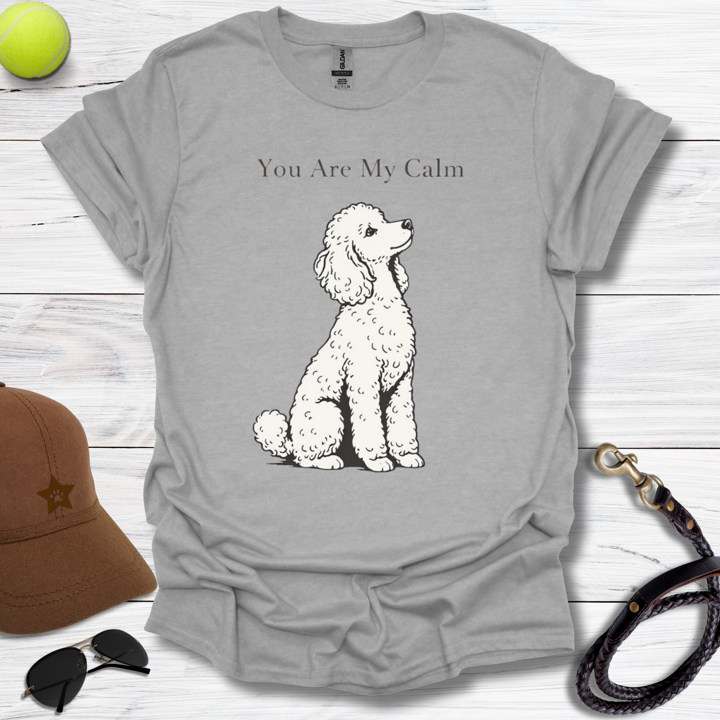 Calming Poodle T-Shirt
