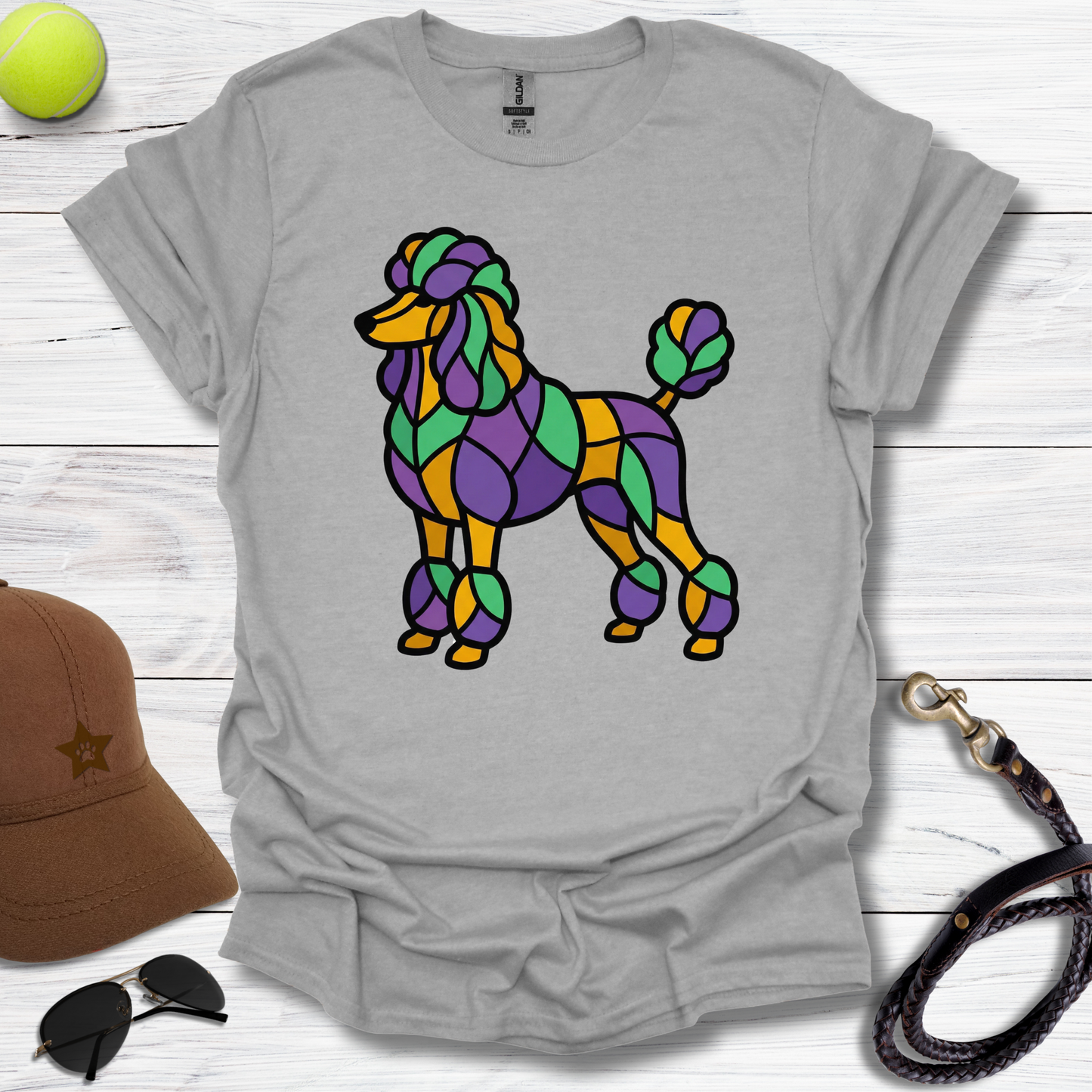 Colorful Poodle T-Shirt