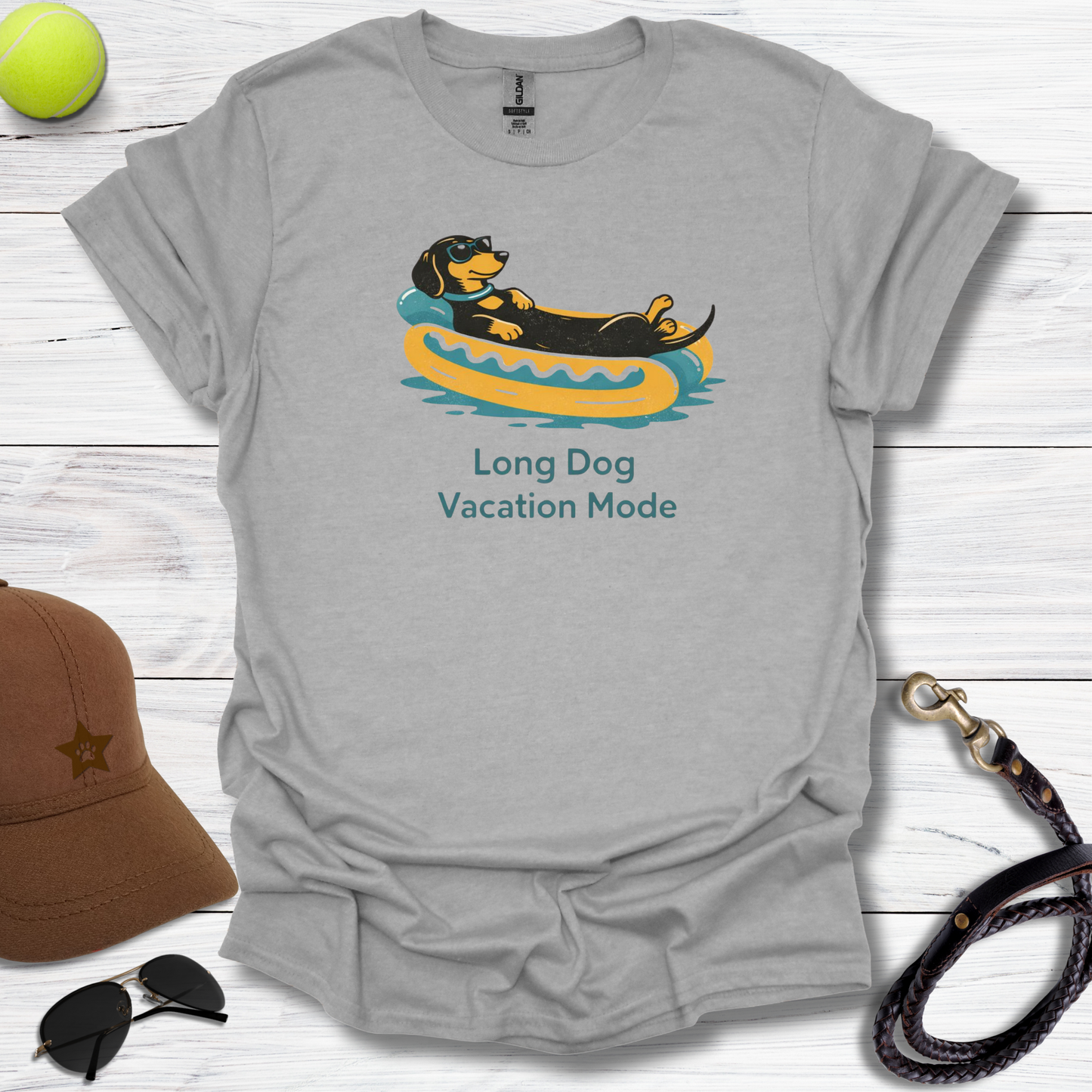 Dachshund Long Dog Vacation T-Shirt