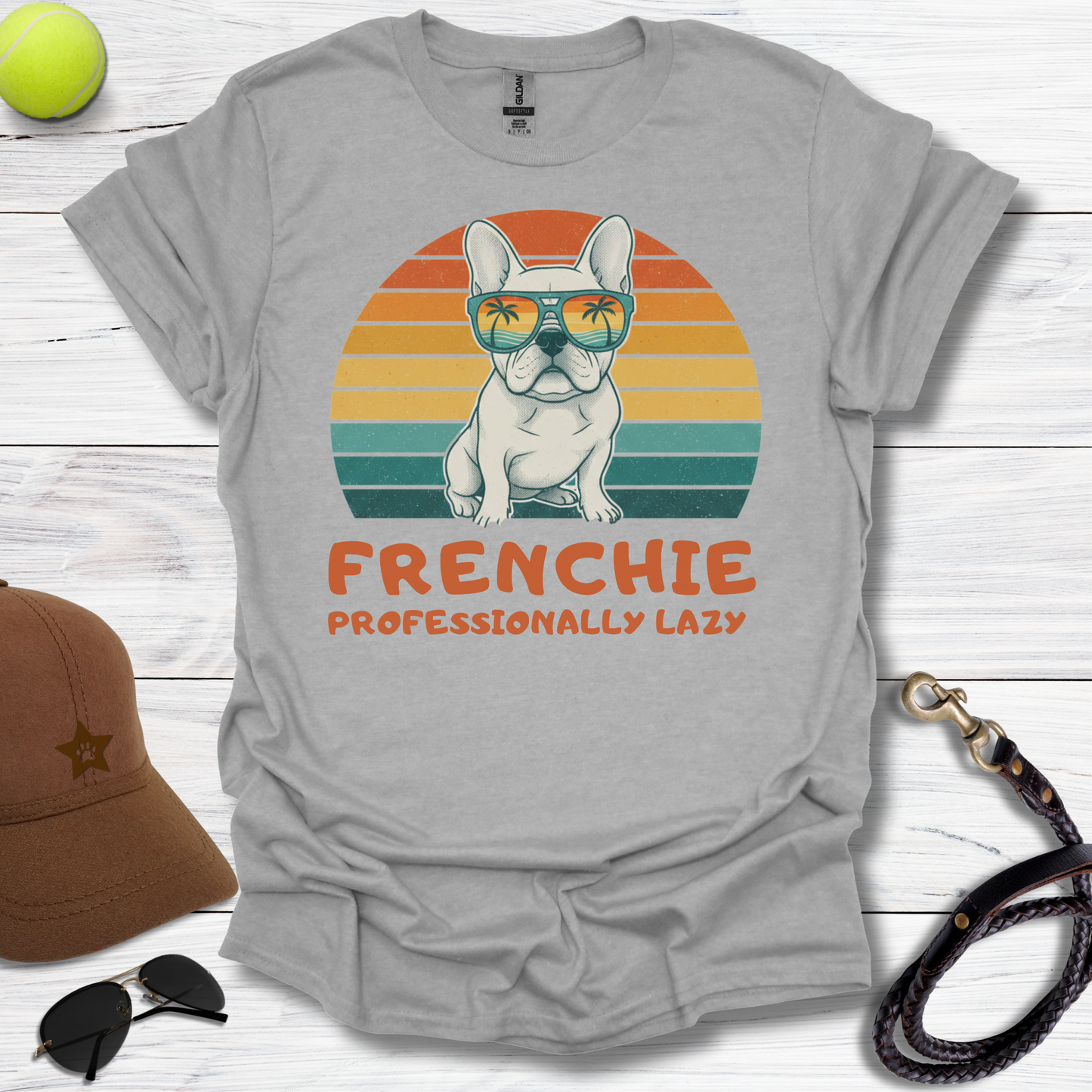 Frenchie "Professionally Lazy" T-Shirt