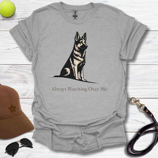 GSD Watching Over Me Always T-Shirt