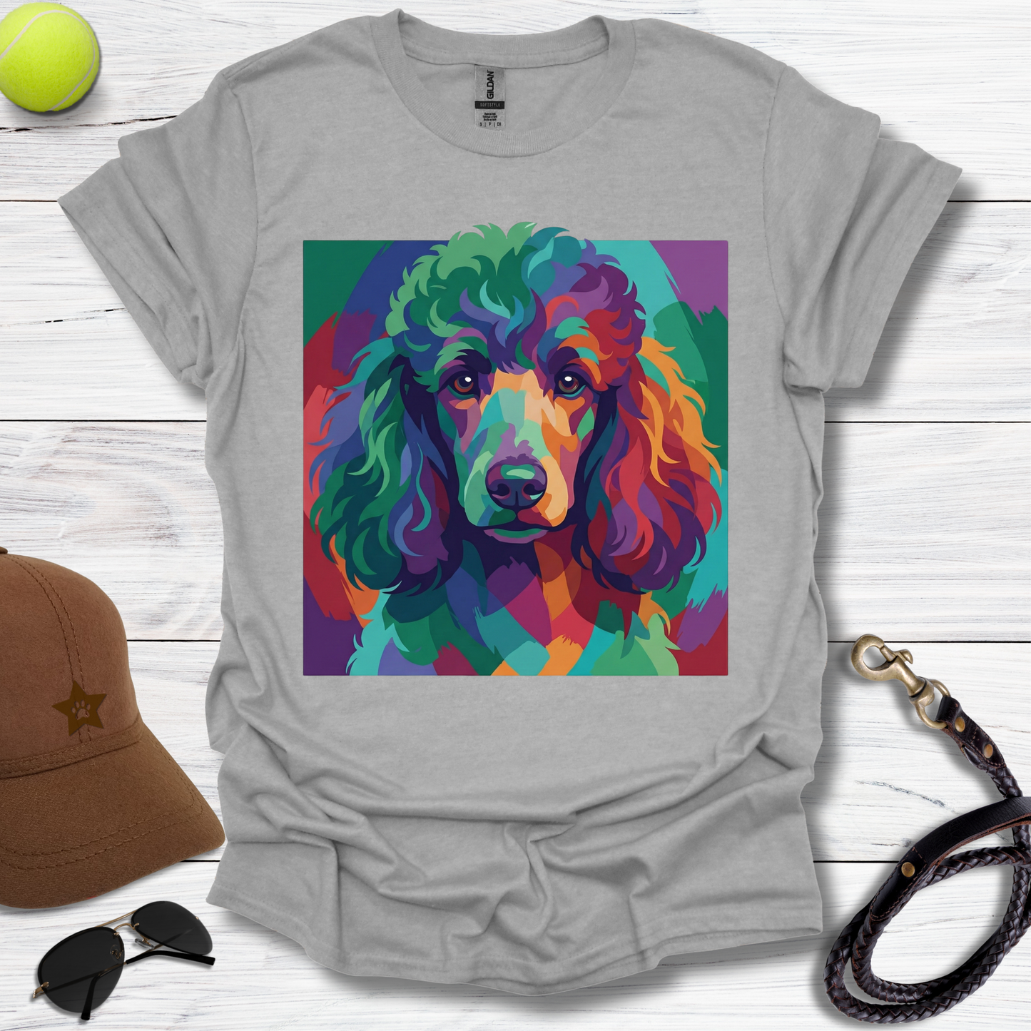 Painterly Poodle T-Shirt