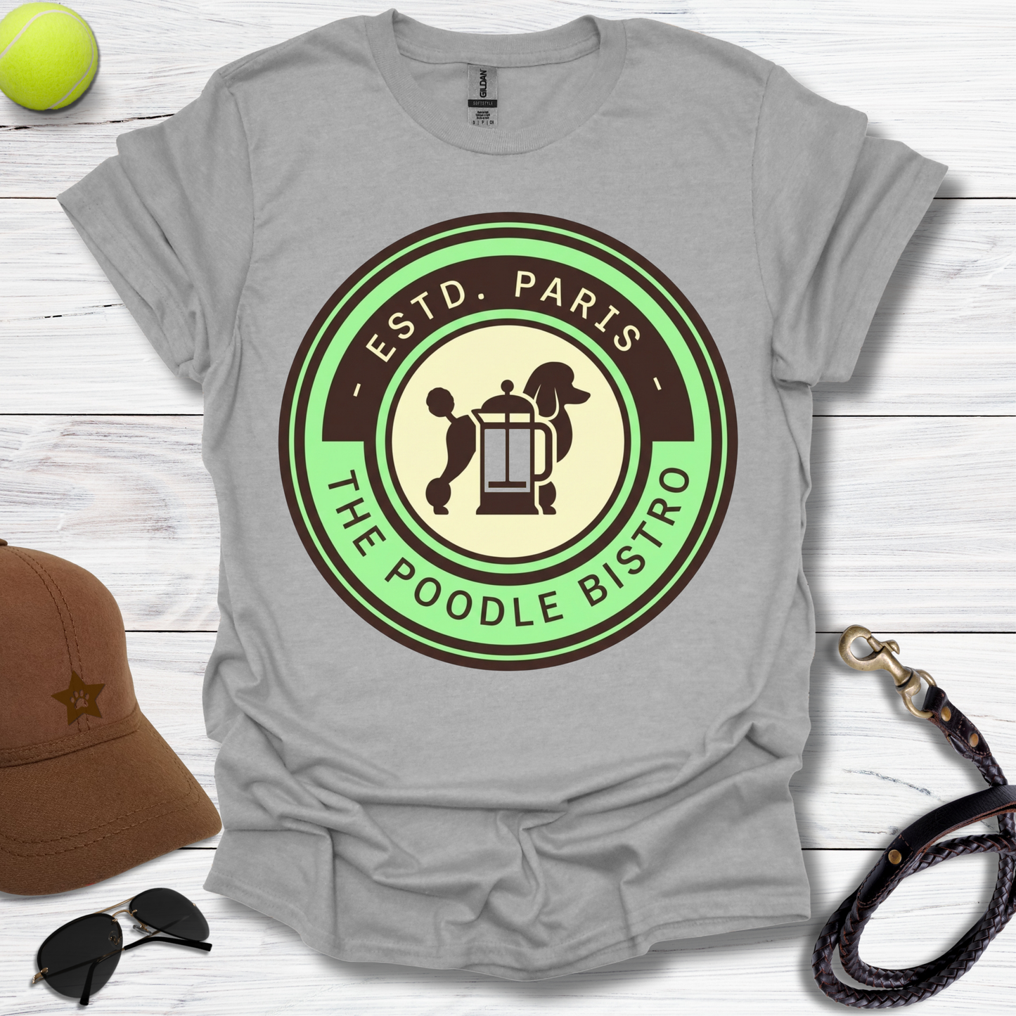 Poodle Bistro T-Shirt
