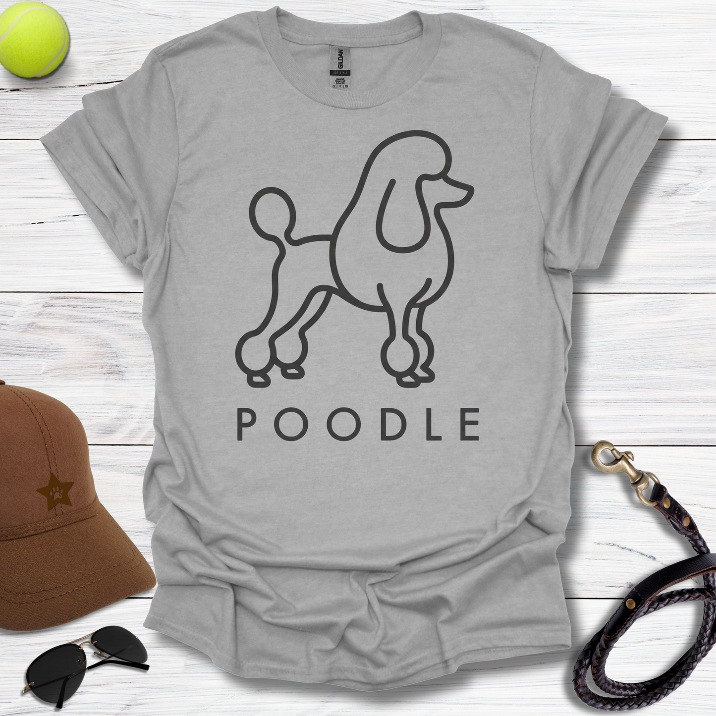 Poodle Minimal T-Shirt