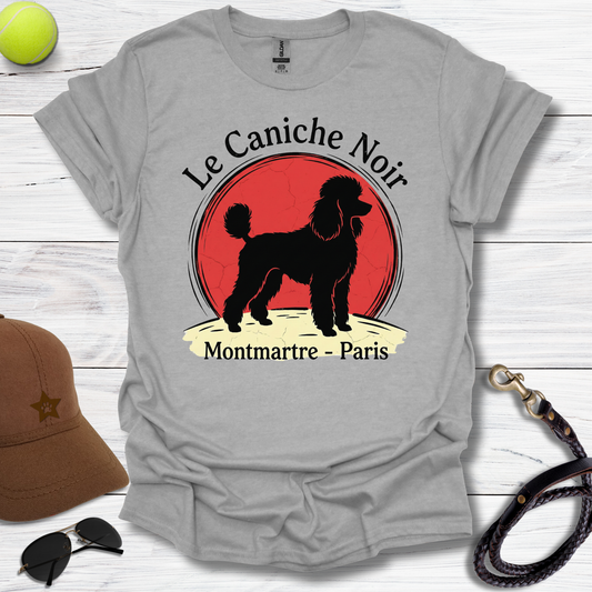 Poodle Noir T-Shirt