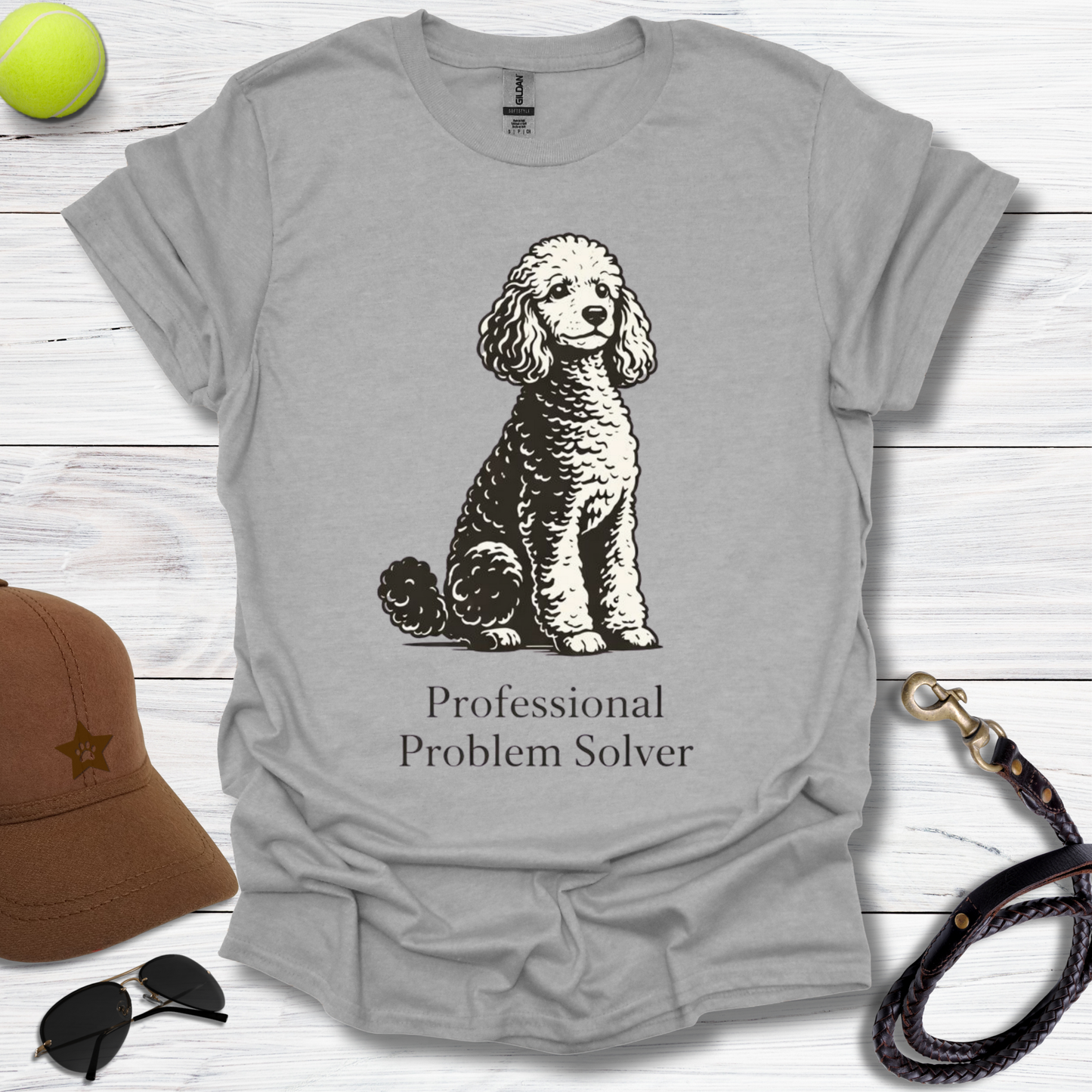 Problem Solving Poodle T-Shirt