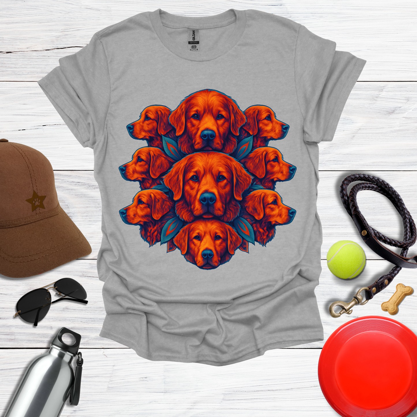 Radiant Red Dogs T-Shirt