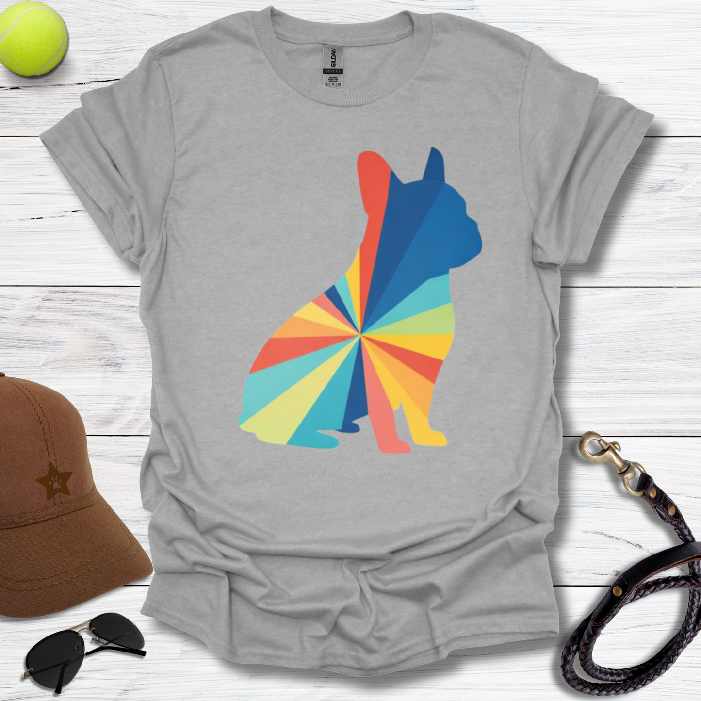 Rainbow Frenchie T-Shirt