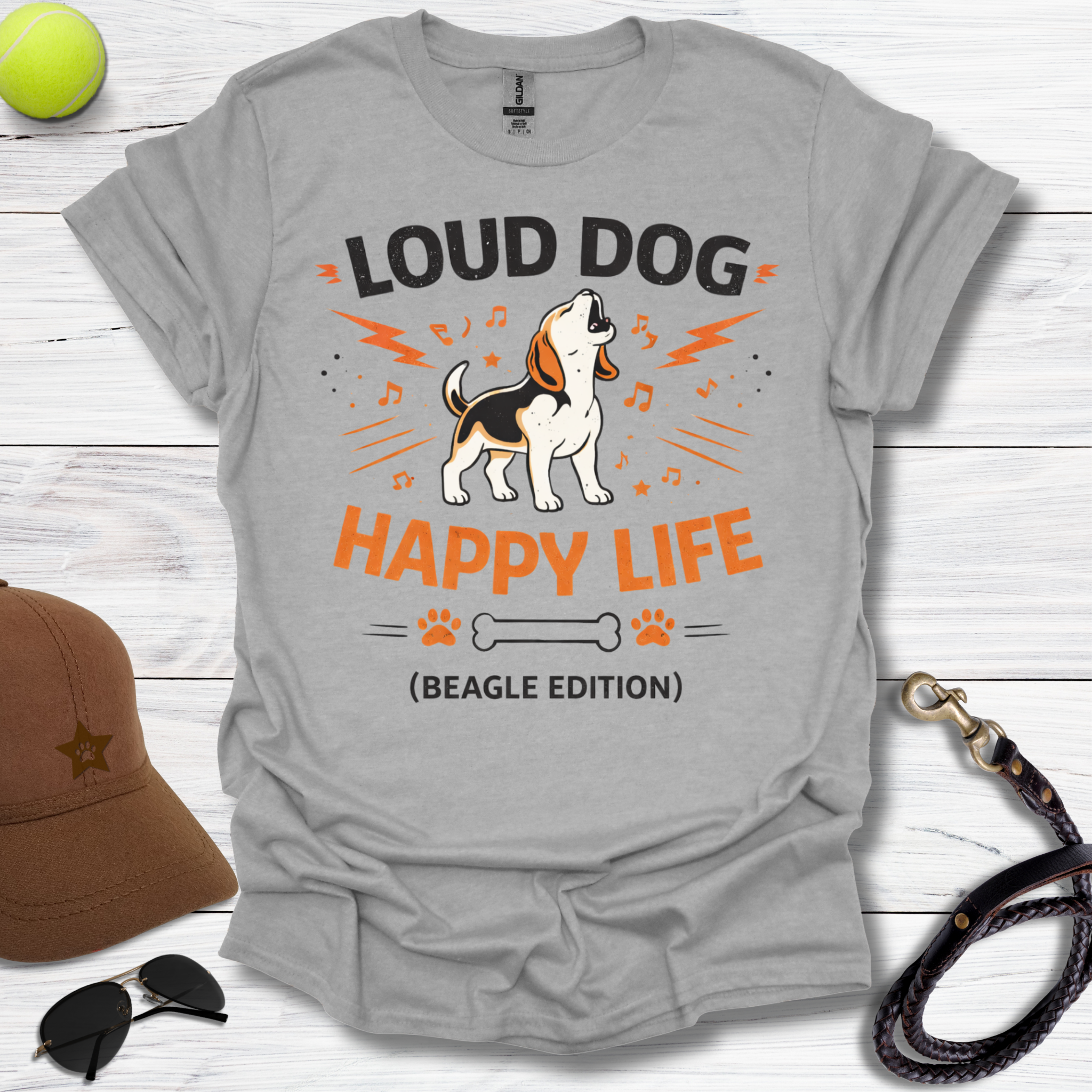 Loud Dog Happy Life T-Shirt