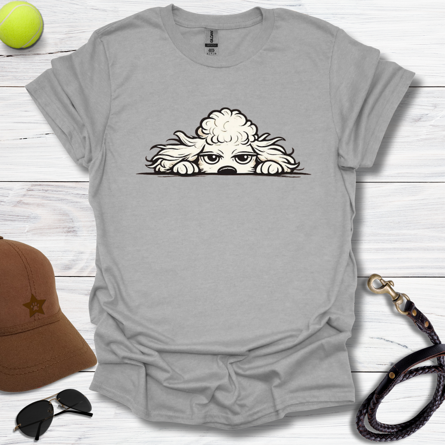 Poodle Irreverent Observer T-Shirt