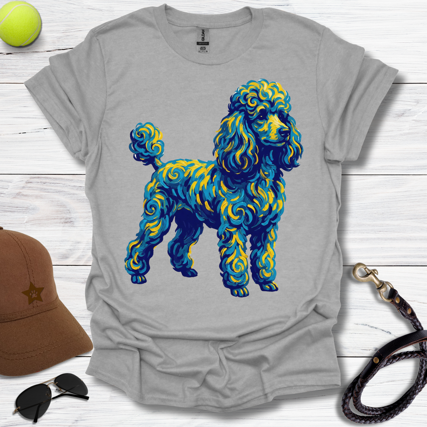 Starry Poodle T-Shirt