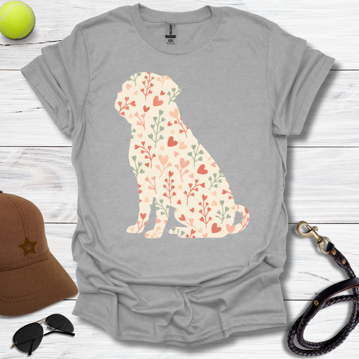 Valentine Pug T-Shirt