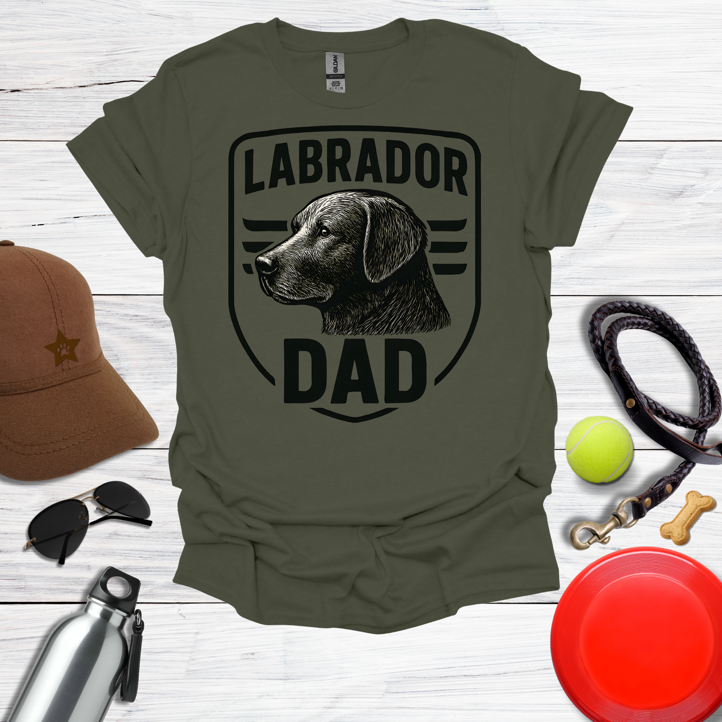 Vintage Classic Labrador Dad Tee