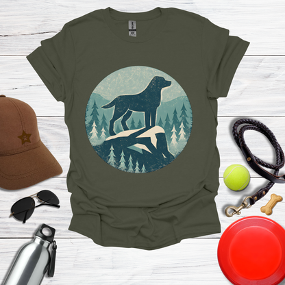 Labrador Mountain Winter Adventure T-Shirt