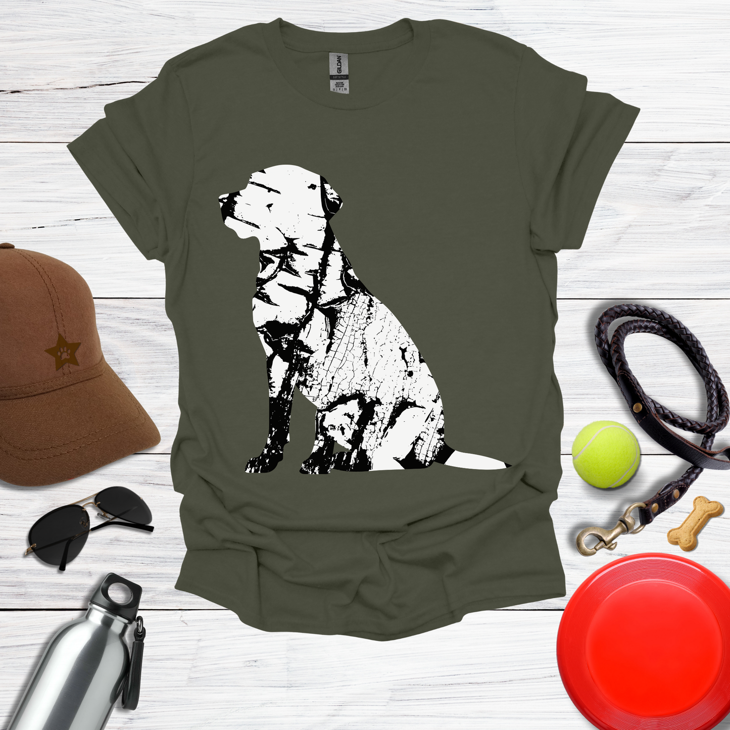 Vintage Winter Lab T-Shirt e