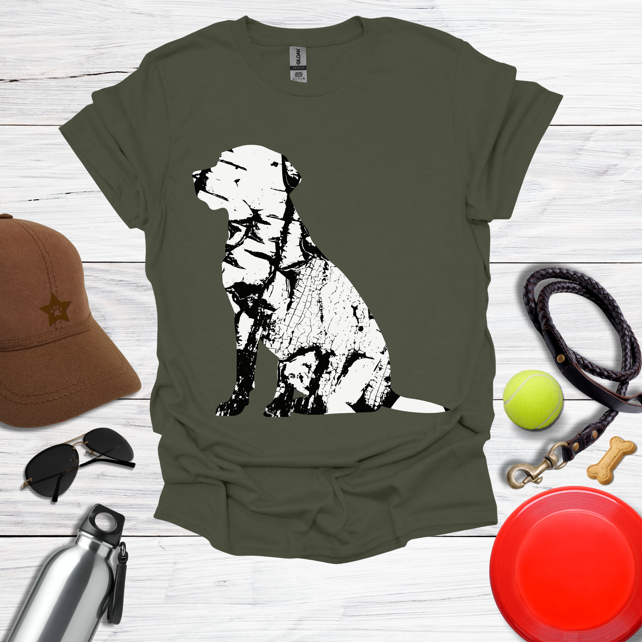 Vintage Winter Lab T-Shirt