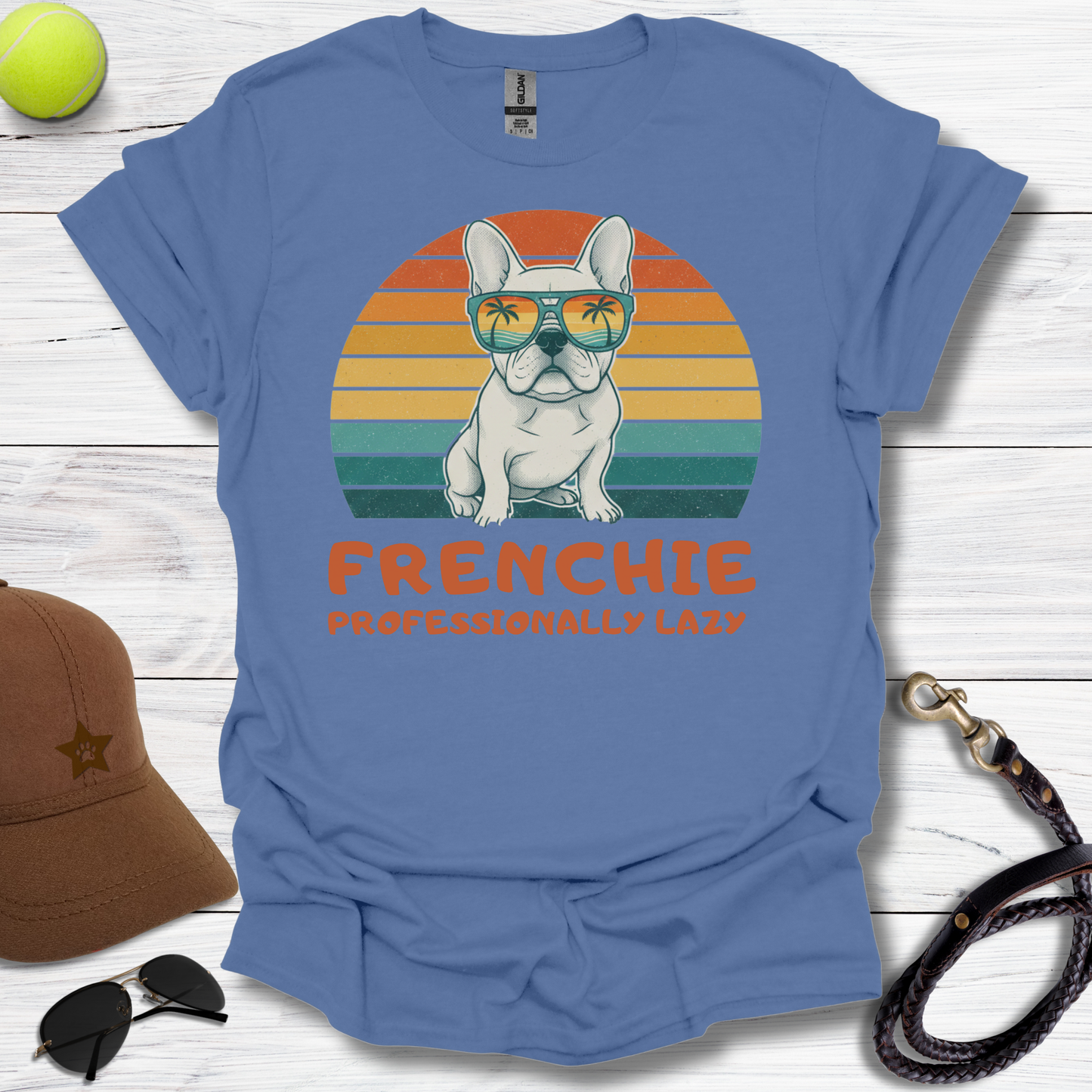 Frenchie "Professionally Lazy" T-Shirt