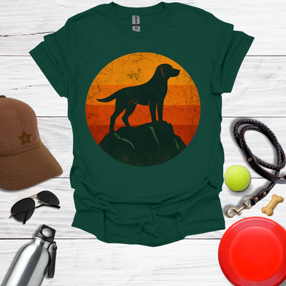 Retro Labrador Silhouette T-Shirt