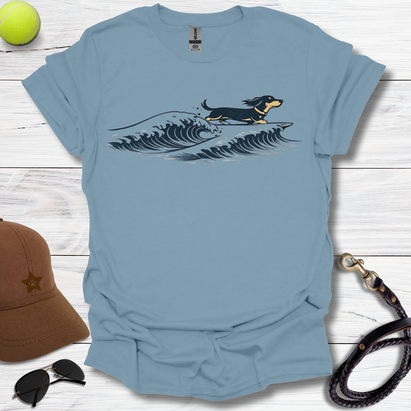 Dachshund Wave Chaser T-Shirt