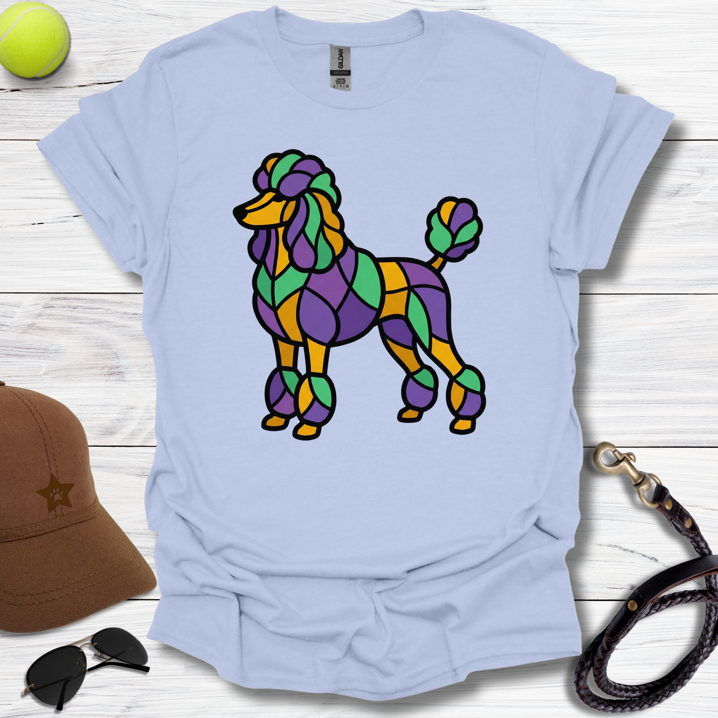 Colorful Poodle T-Shirt