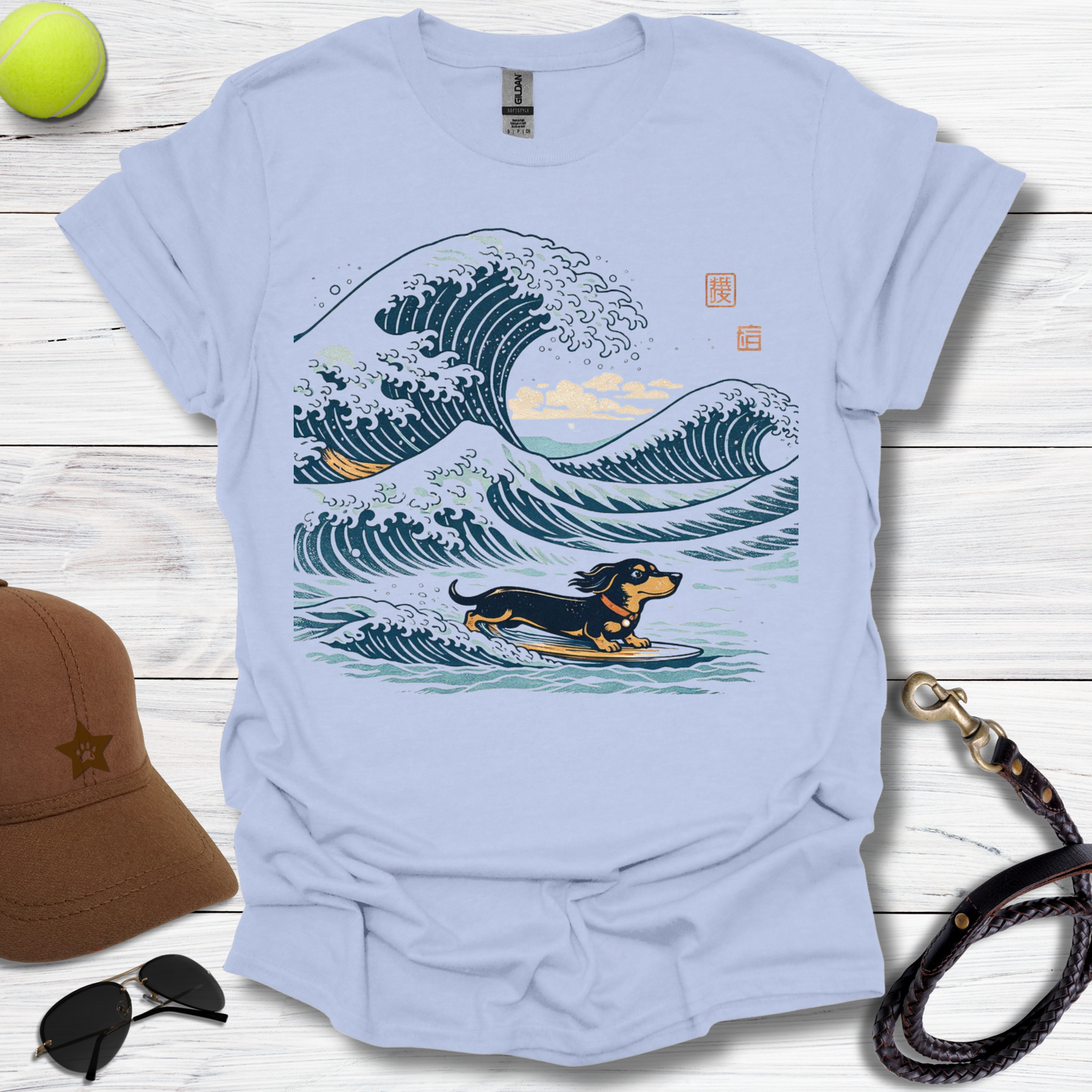 Dachshund Low Rider Of The Sea T-Shirt
