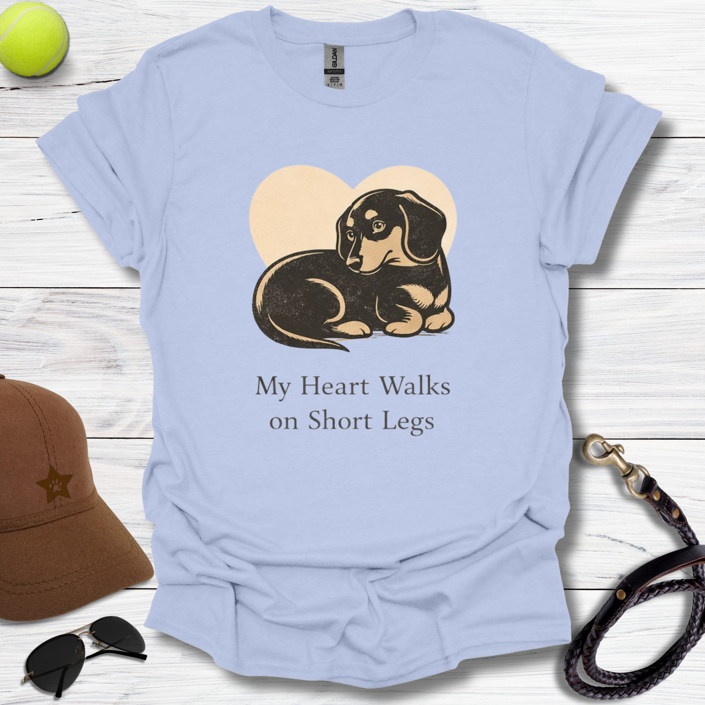 Dachshund My Heart T-Shirt