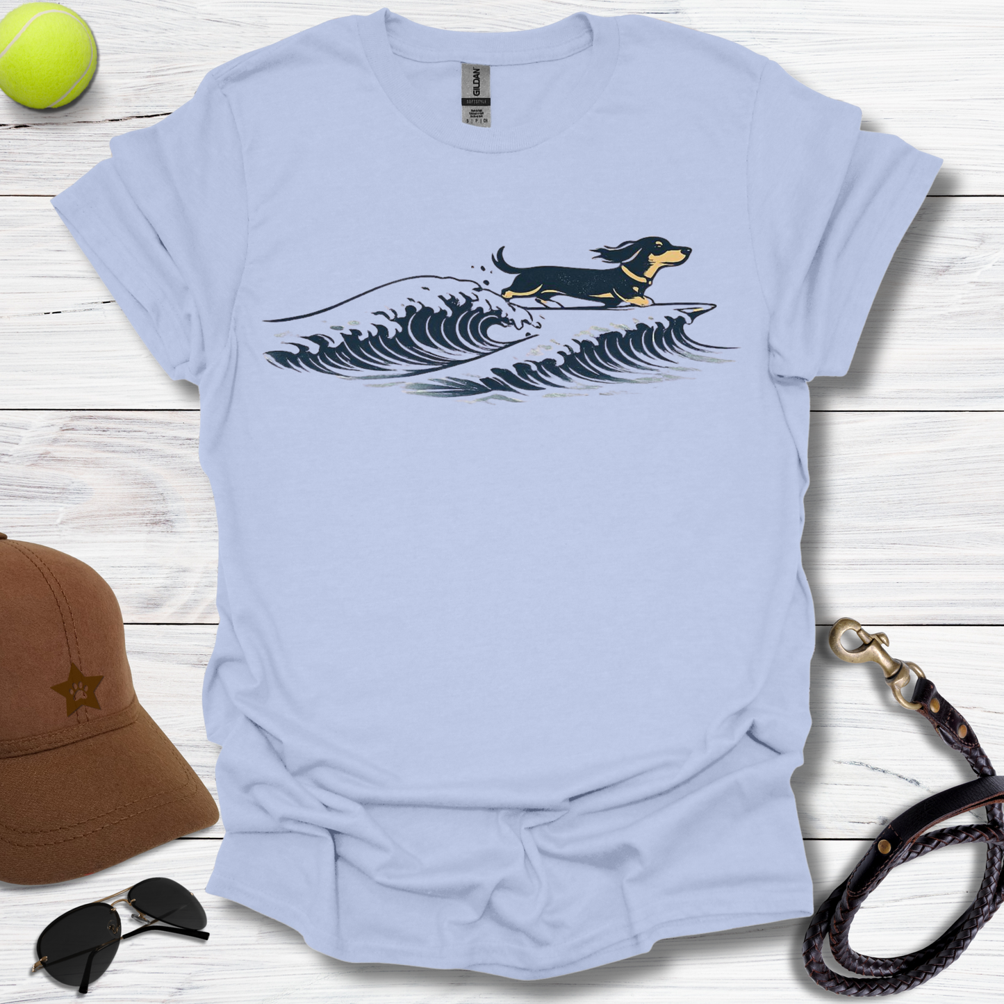 Dachshund Wave Chaser T-Shirt