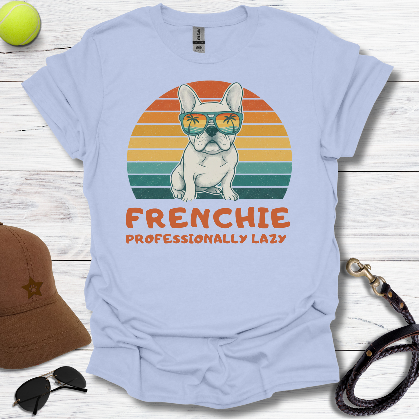 Frenchie "Professionally Lazy" T-Shirt